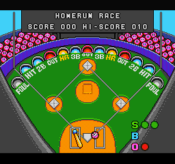 BS Kirby no Omochabako - Baseball (Japan) In game screenshot